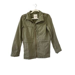 Madewell Full Zip Fleet Utility Jacket Women’s Army Green Size Small